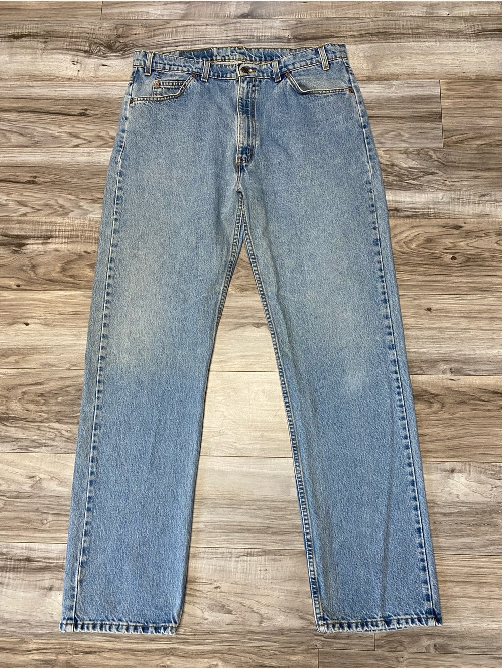 Vintage Levis 505 Jeans Mens 38x34 Blue Straight Leg Orange Tab Made in USA 1998